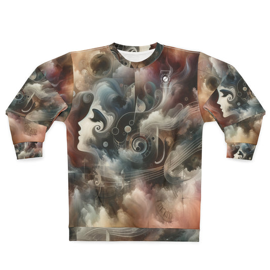 "Harmony of Descent: An Abstract Ode to La Traviata" - Unisex Sweatshirt