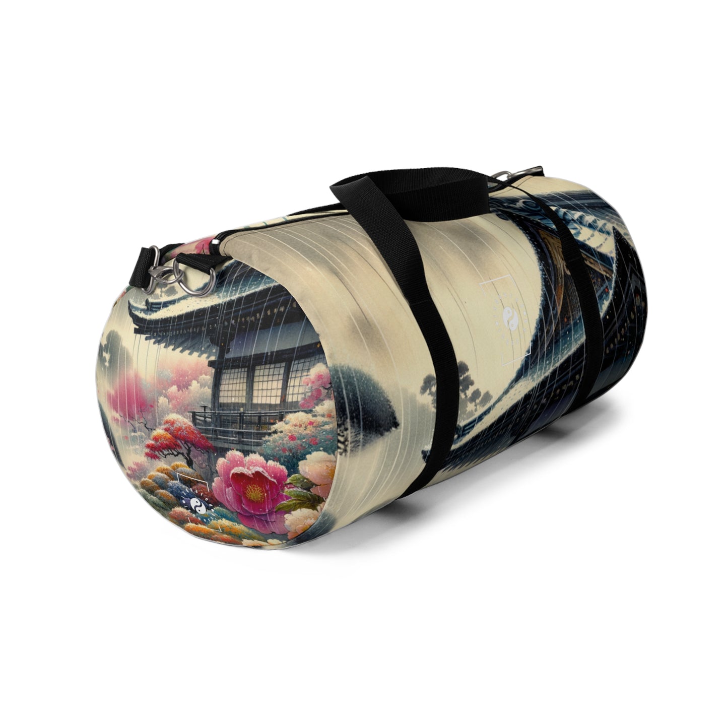 "Rain-drenched Sakura Spectrum" - Duffle Bag