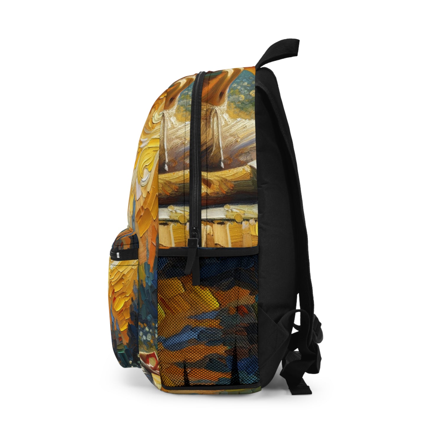 "Golden Warrior: A Tranquil Harmony" - Backpack