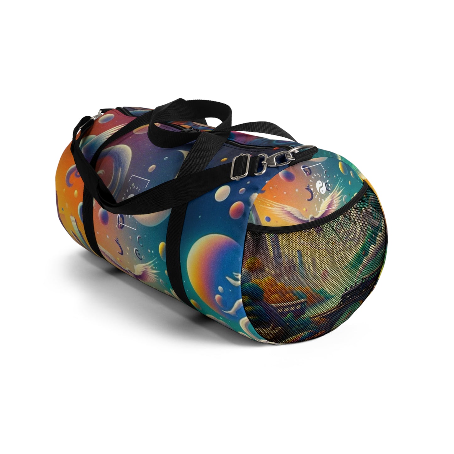 "Mirrors of Metaphor: A Murakami Odyssey" - Duffle Bag