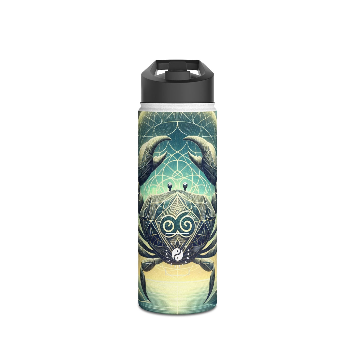 Crab Constellation Yoga - Water Bottle