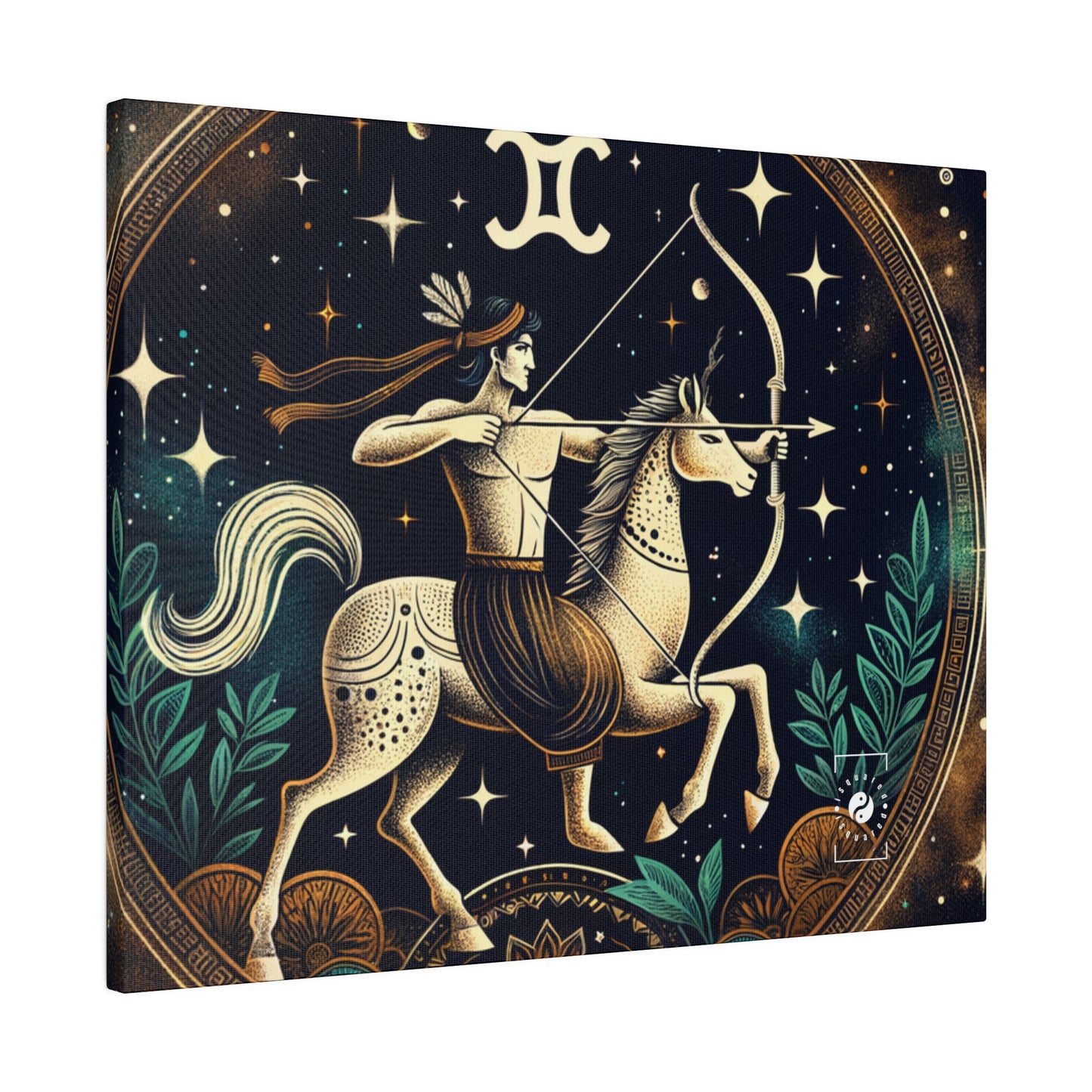 Sagittarius Emblem - Art Print Canvas