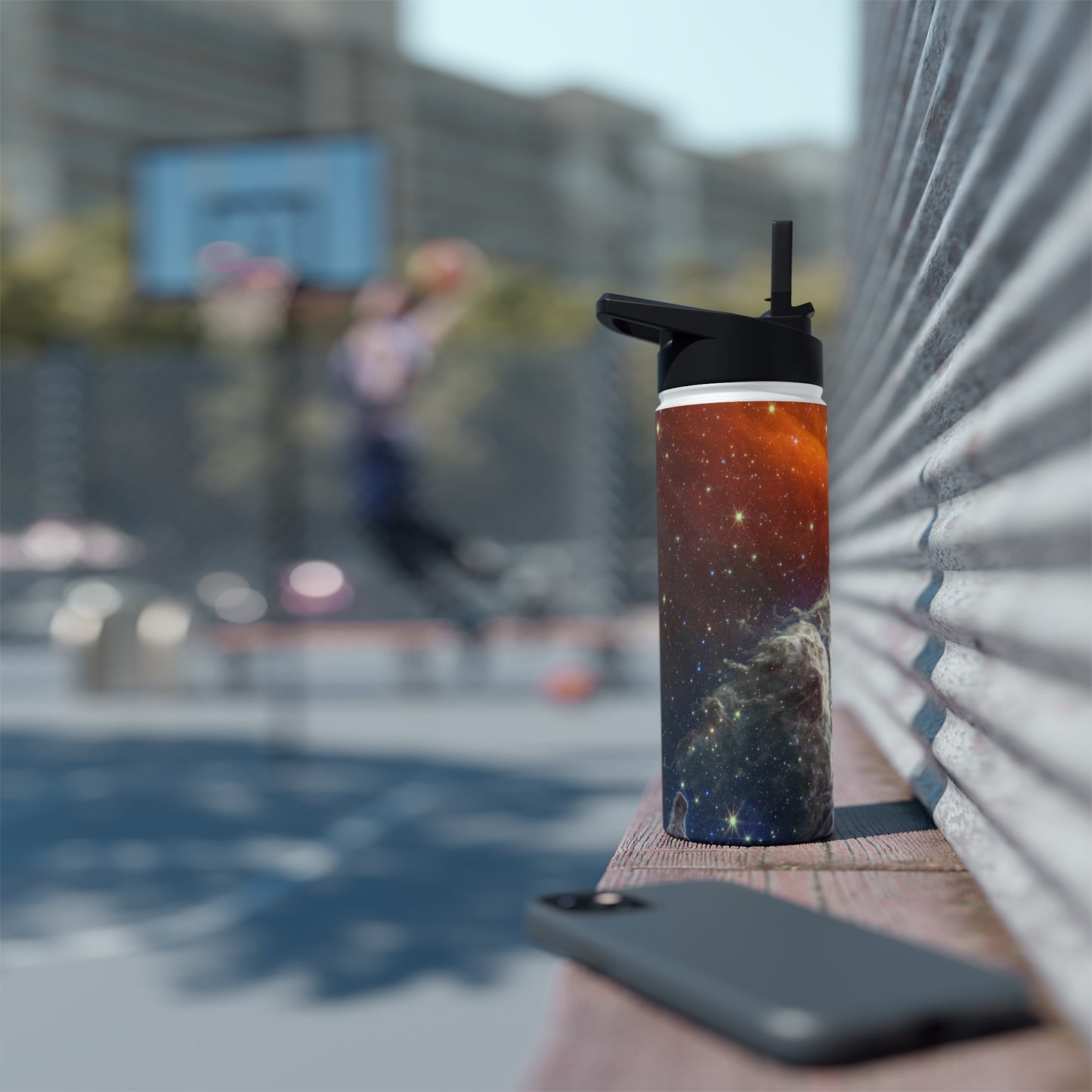 Pillars of Creation (NIRCam and MIRI Composite Image) - JWST Collection - Water Bottle