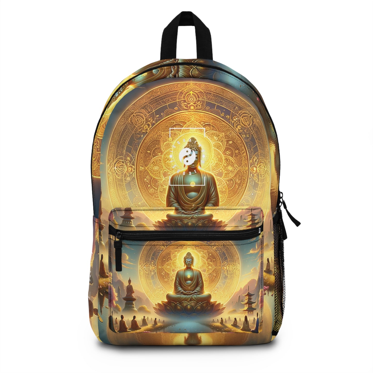 "Sérénité dans l'éphémère : illuminations du Sutra du cœur" - Sac à dos