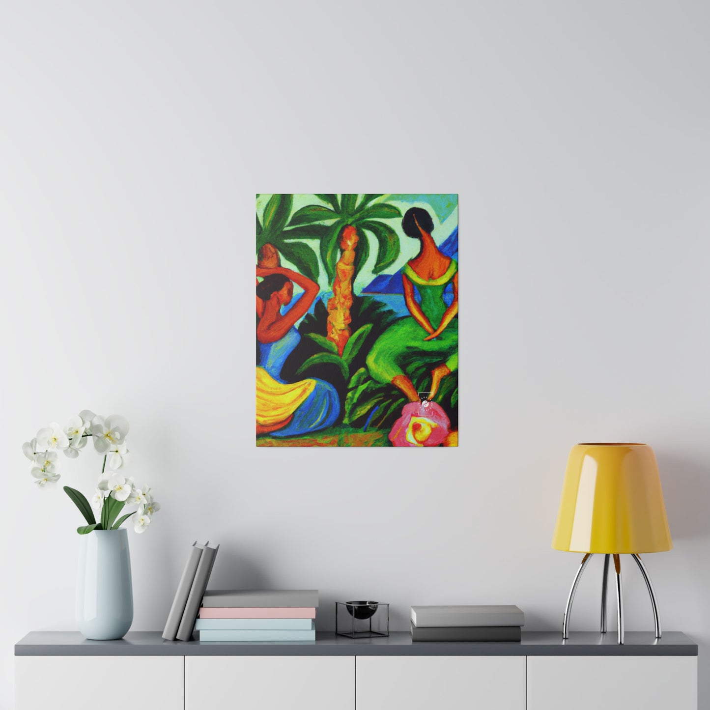 "Tropical Sutra Vivarium" - Art Print Canvas
