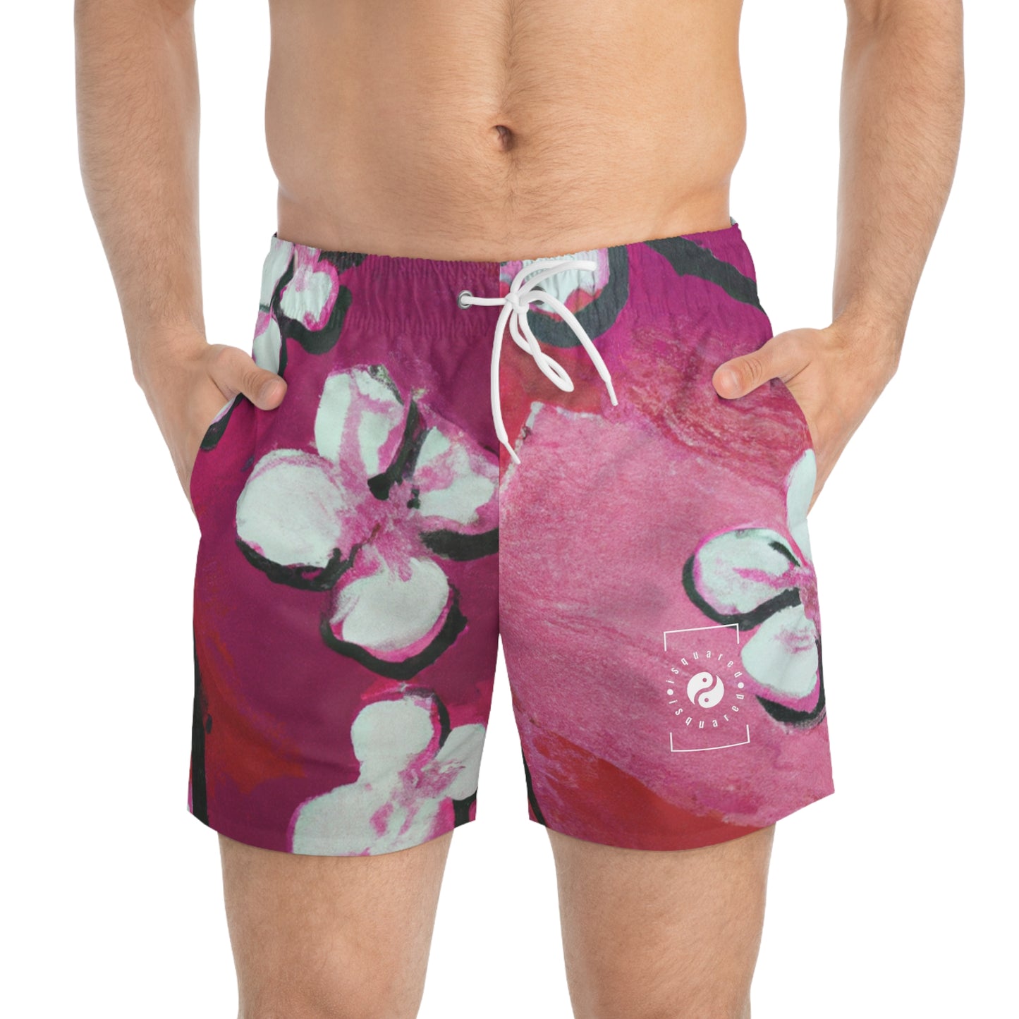 Ephemeral Blossom - Swim Trunks for Men