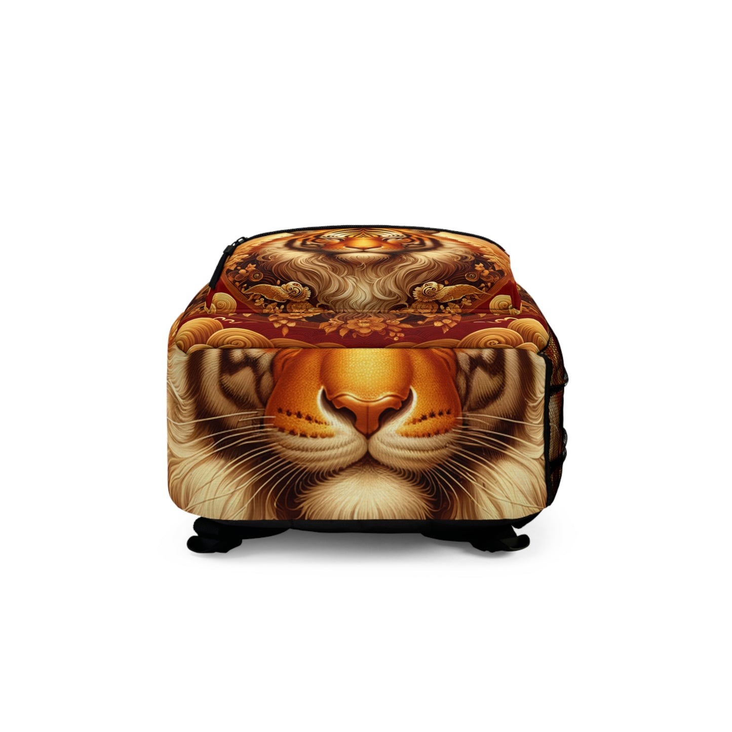 "Golden Majesty: Ascension of the Lunar Tiger" - Backpack