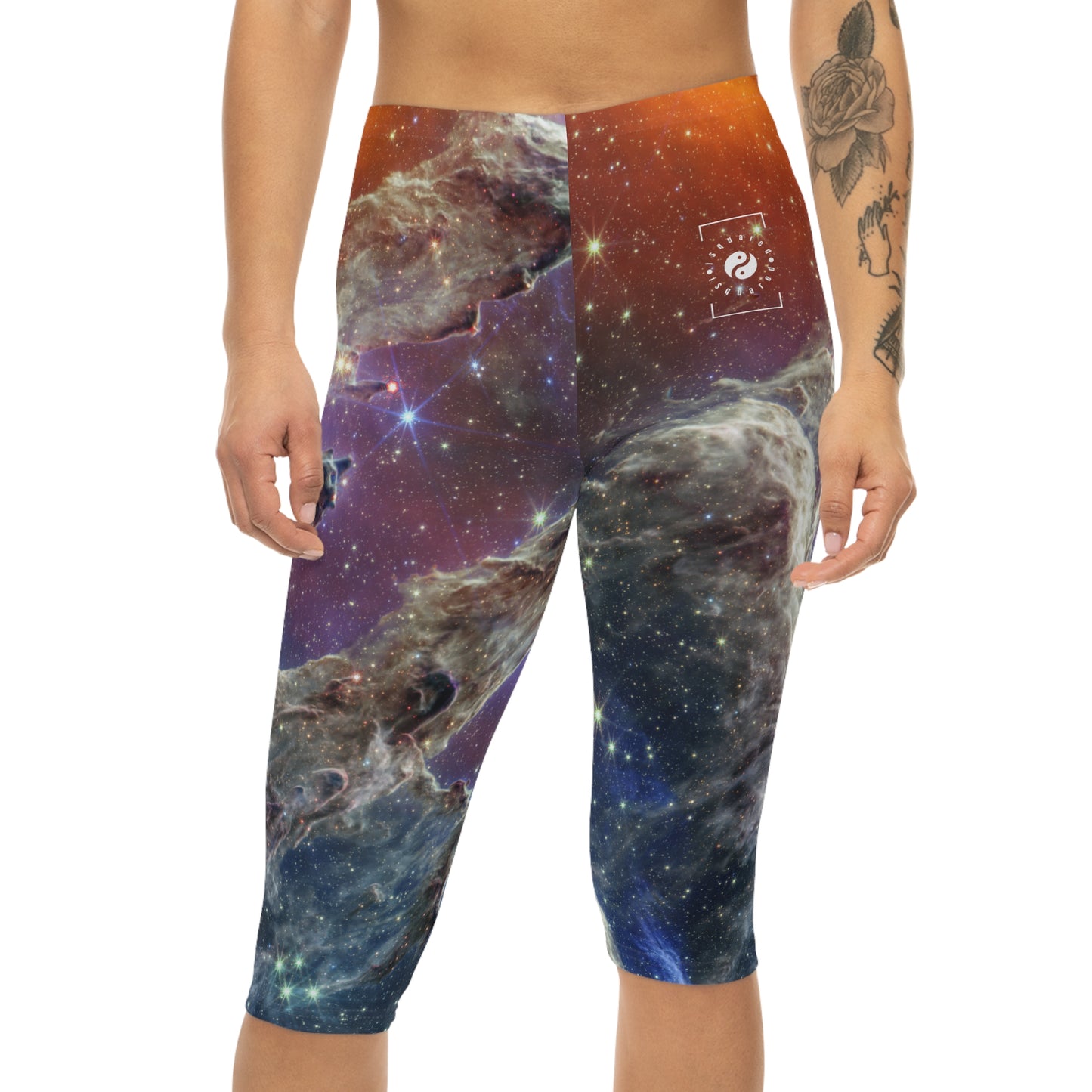 Piliers de la création (image composite NIRCam et MIRI) - Collection JWST - Capri Shorts