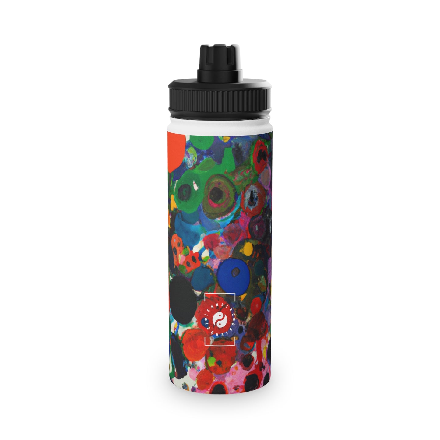 Ink drops meditation - Sports Water Bottle