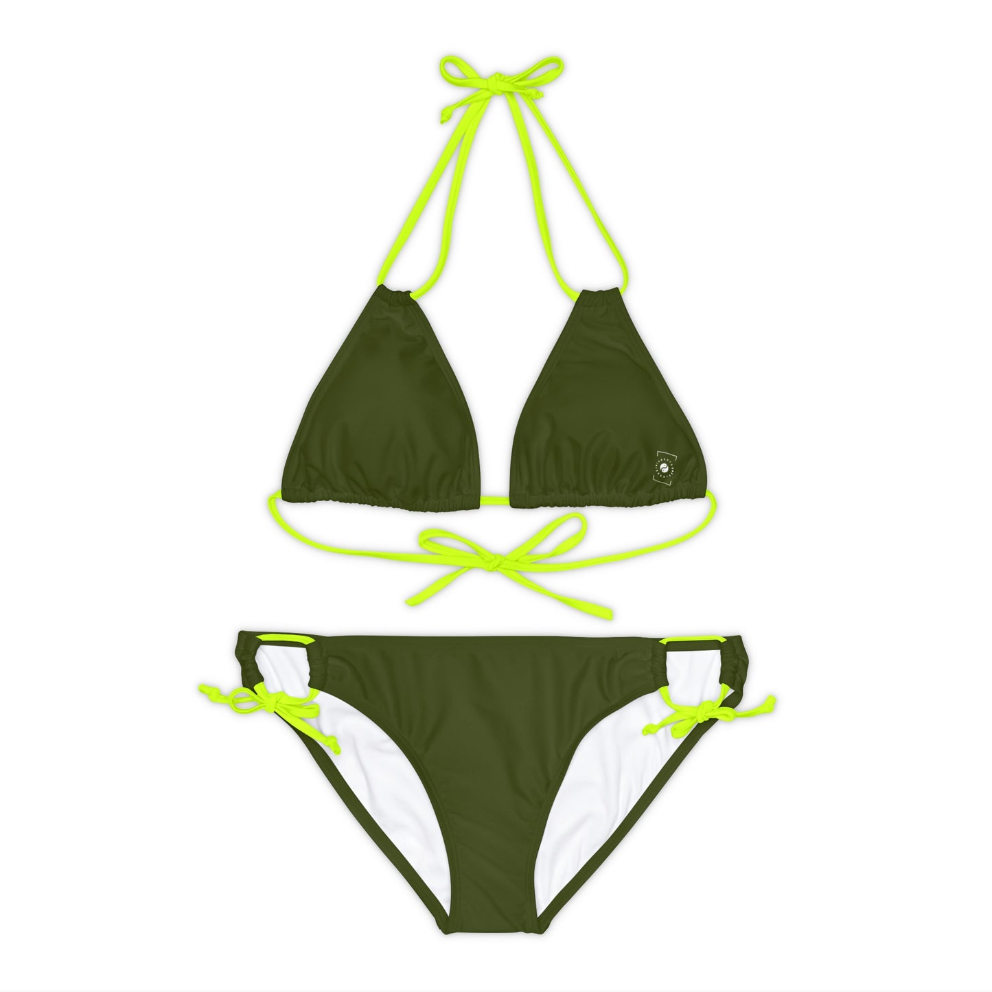 Camo Green - Lace-up Bikini Set