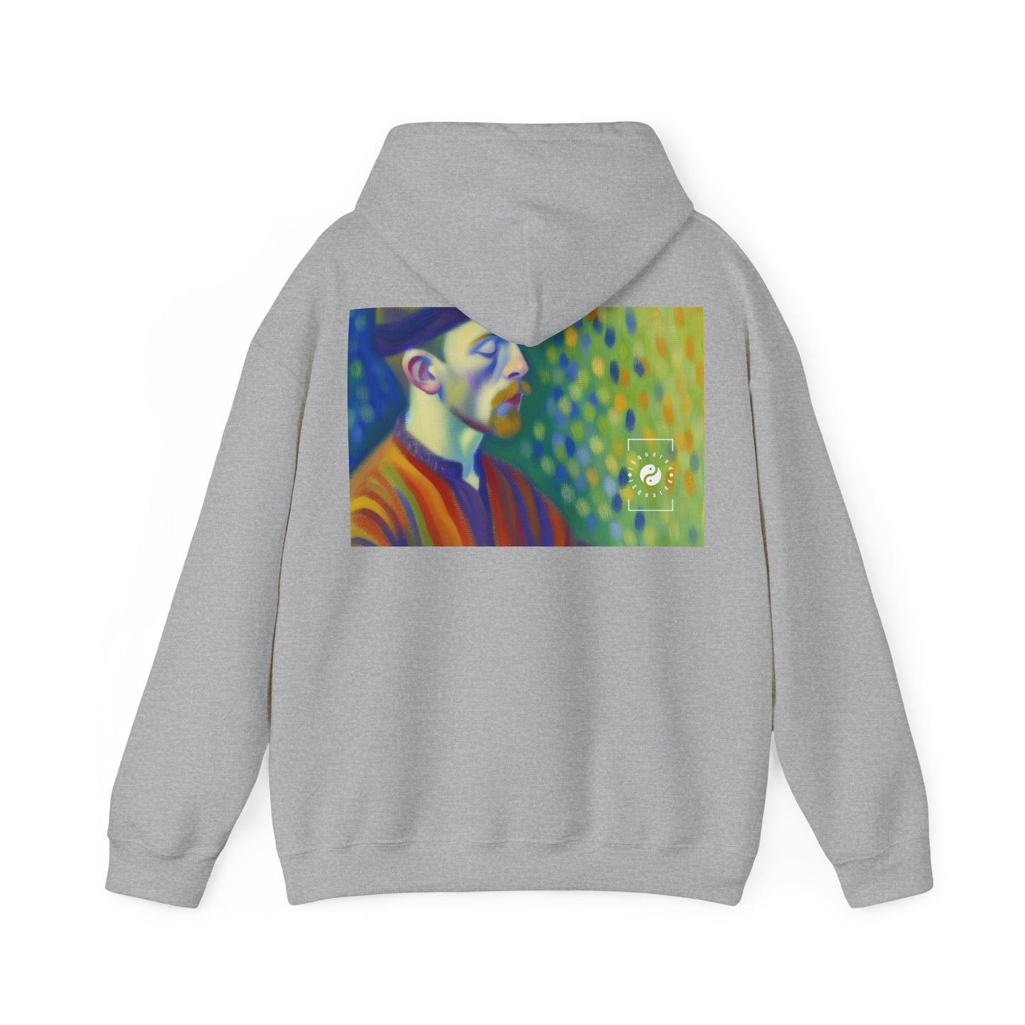 "Serene Resilience: A Frida's Solitude in hues" - Hoodie