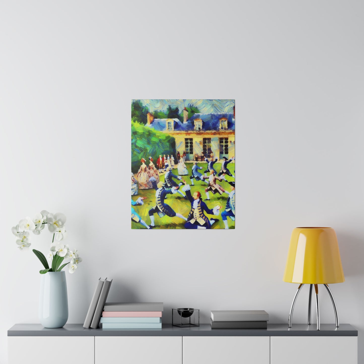 Versailles Vinyasa - Impression sur toile