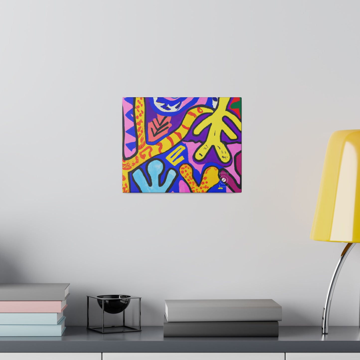 "Symbolic Jamboree" - Art Print Canvas