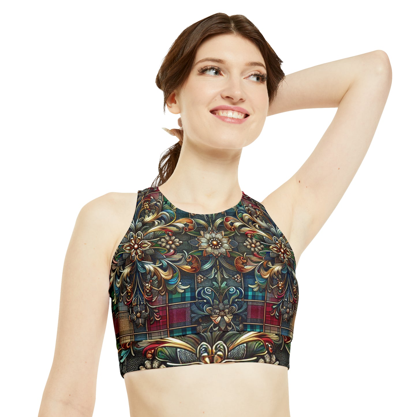 Giovanni Belletto - High Neck Crop Top