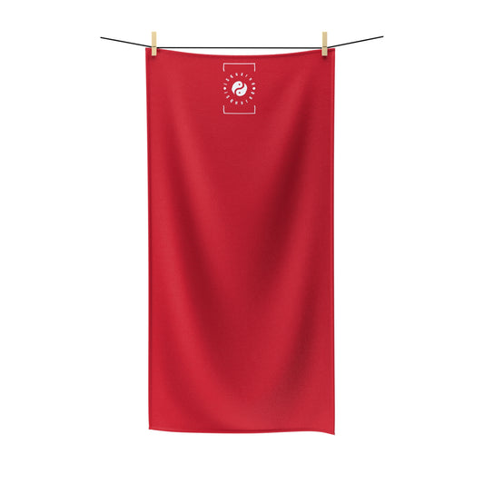 #D10927 Rouge écarlate - Serviette de yoga tout usage
