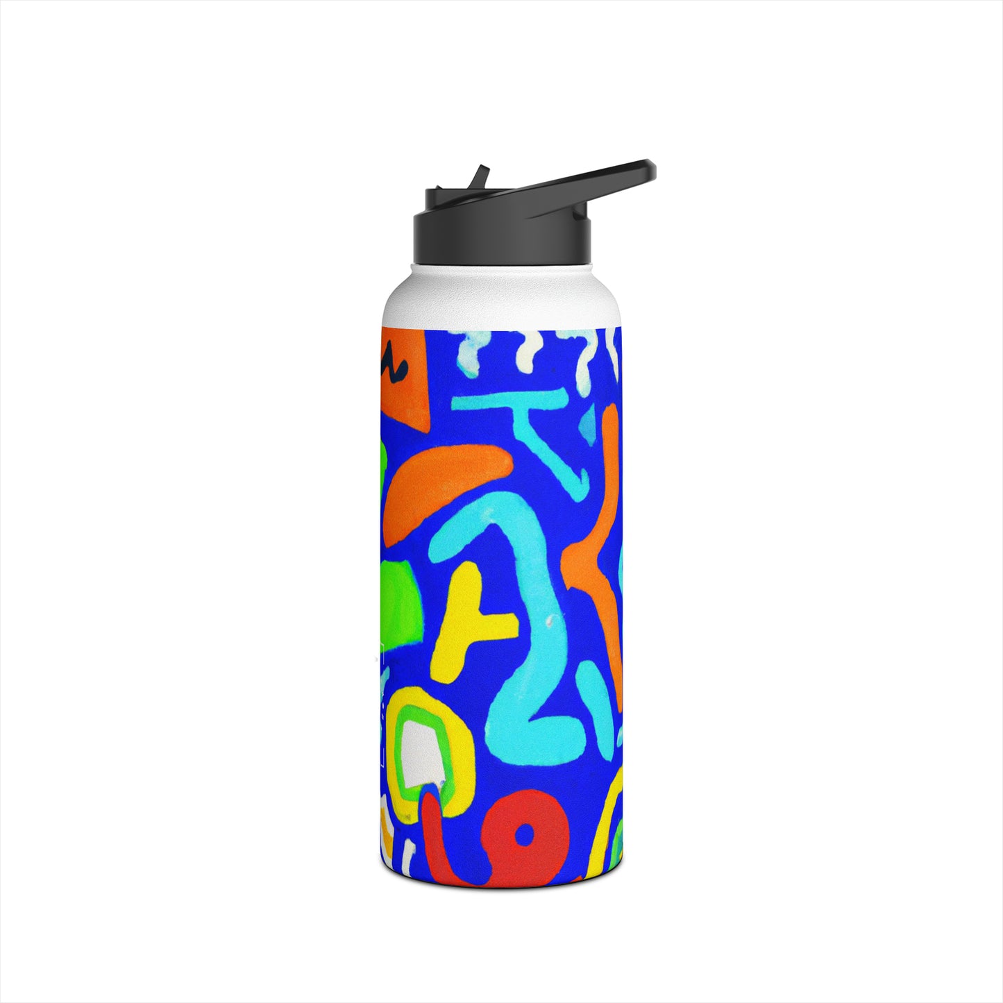 "Chroma Glyphe Symphony" - Water Bottle