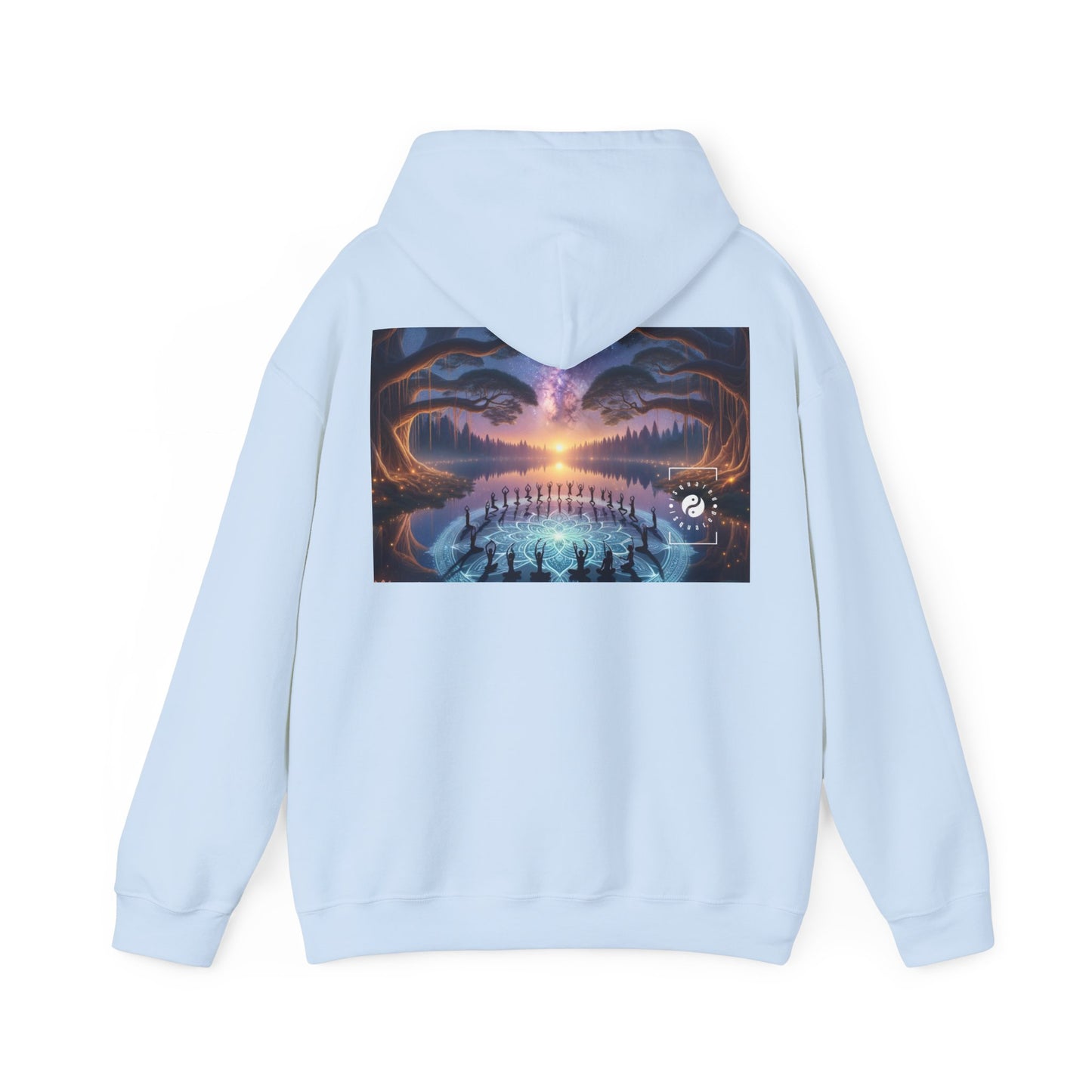 "Celestial Serenity: Mandala's Reflection" - Hoodie