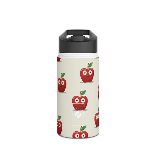 #E9E7DA Ivory + Apple - Water Bottle