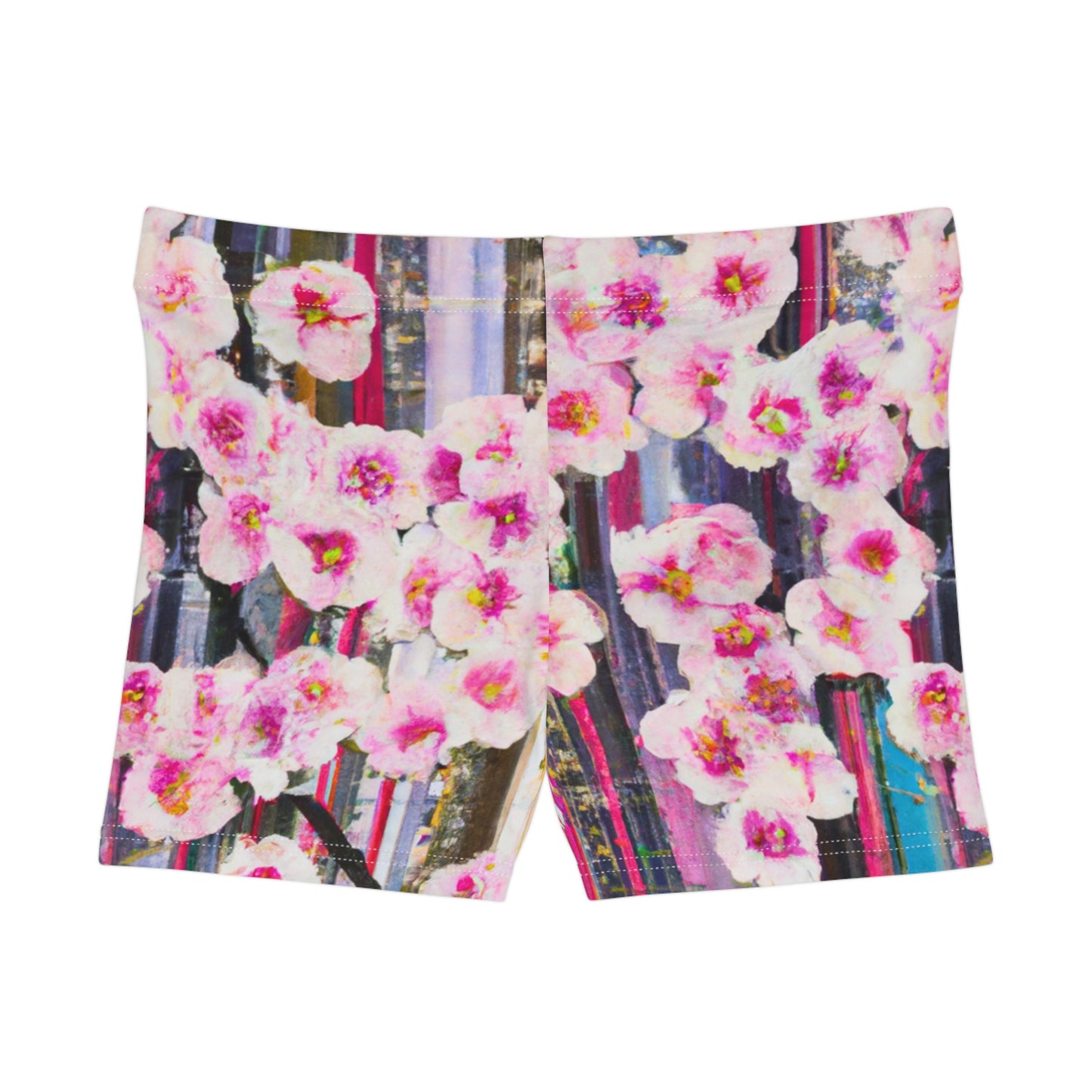 Abstract Bloom 05 - Mini Hot Yoga Short