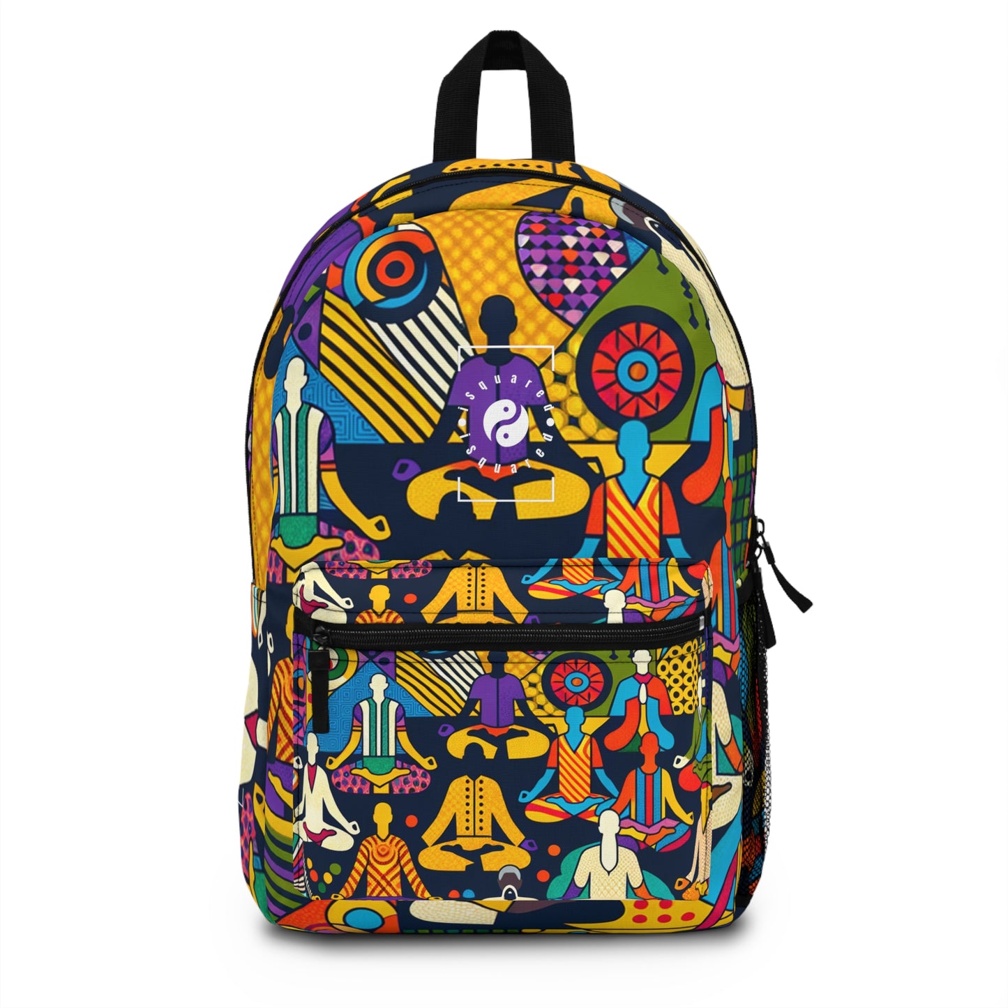 Vibrant Sadana: Prana in Nouveau Réalité - Backpack