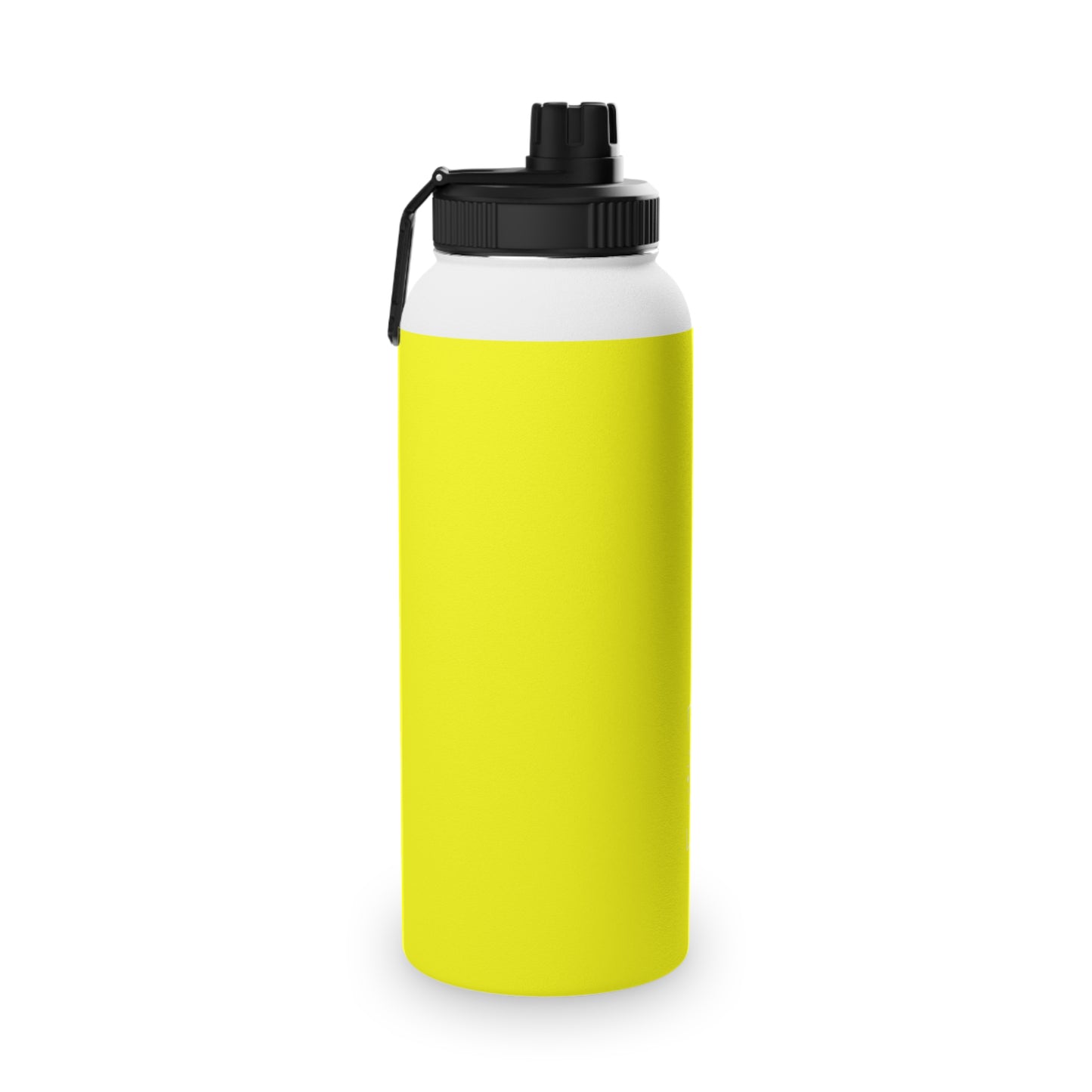 Neon Yellow FFFF00 - Sports Water Bottle