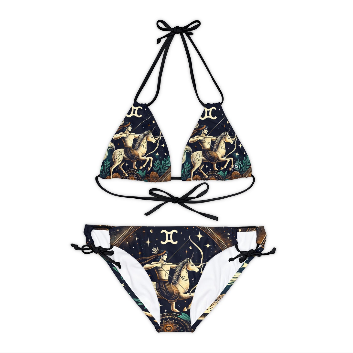 Sagittarius Emblem - Lace-up Bikini Set