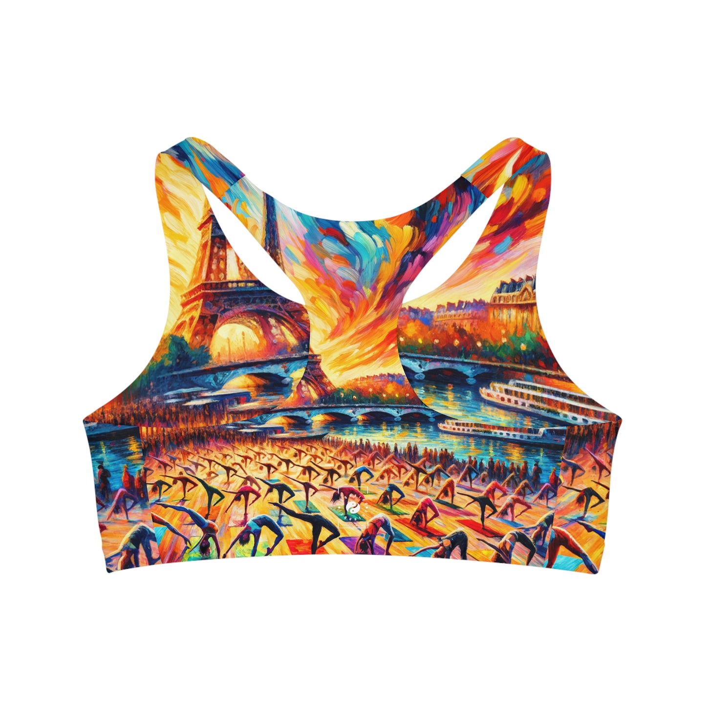 Parisian Yoga Chic - Seamless Sports Bra