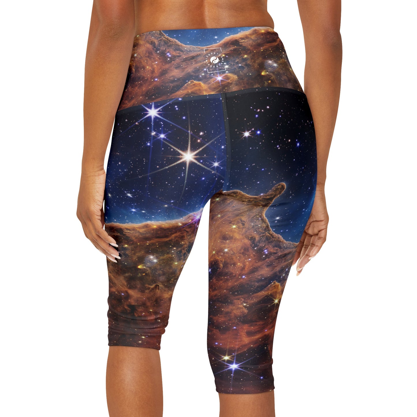 “Cosmic Cliffs” in the Carina Nebula (NIRCam Image) - JWST Collection - High Waisted Capri Leggings