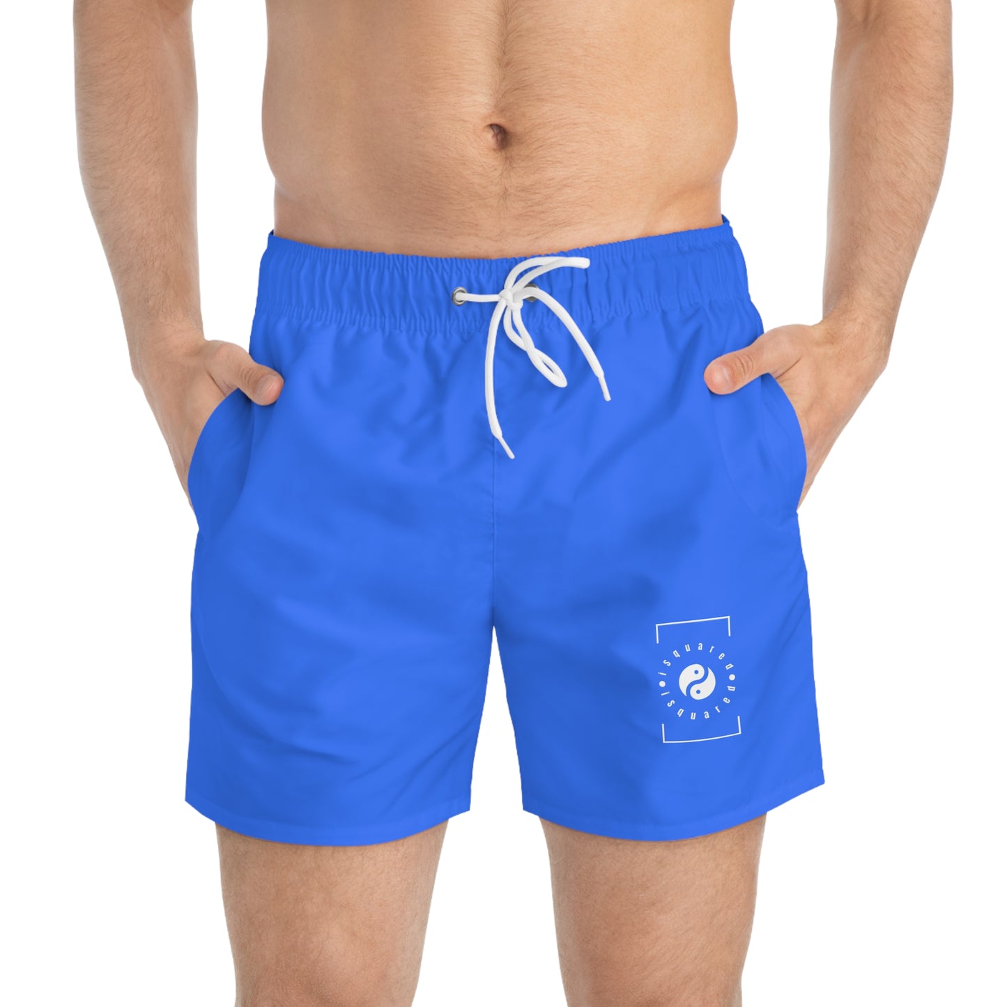 #2C75FF Electric Blue - Swim Trunks for Men