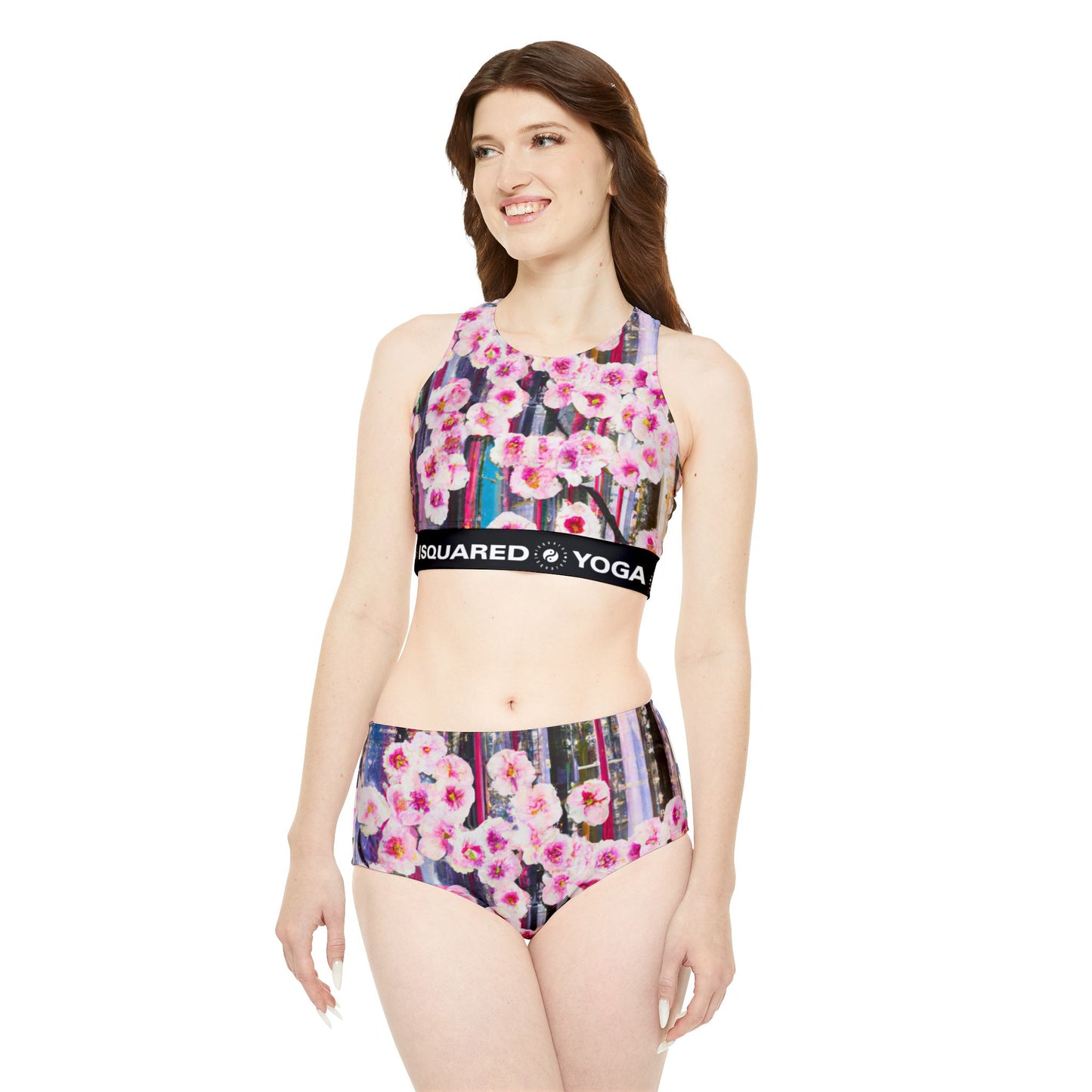 Abstract Bloom 05 - Ensemble bikini Hot Yoga