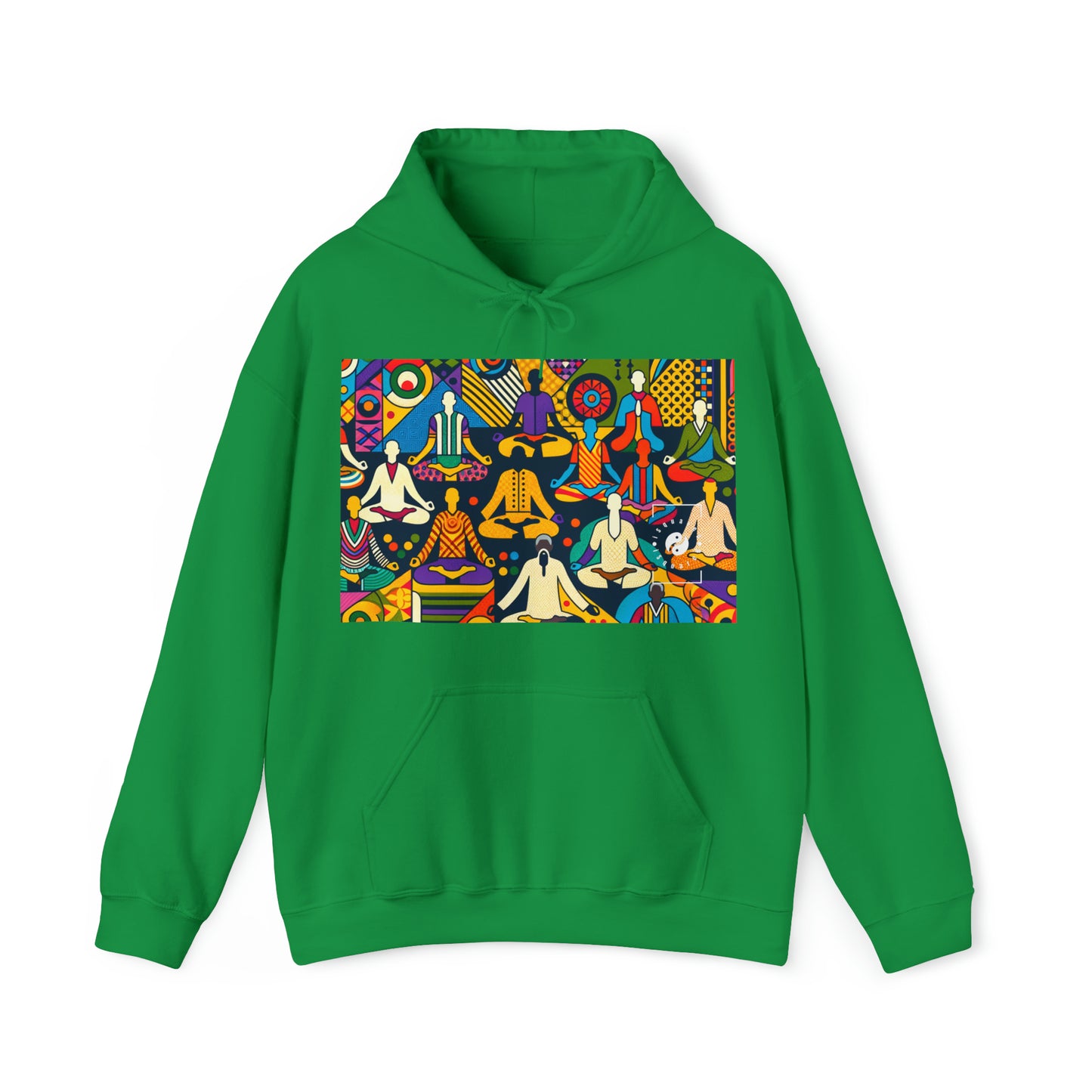 Vibrant Sadana: Prana in Nouveau Réalité - Hoodie