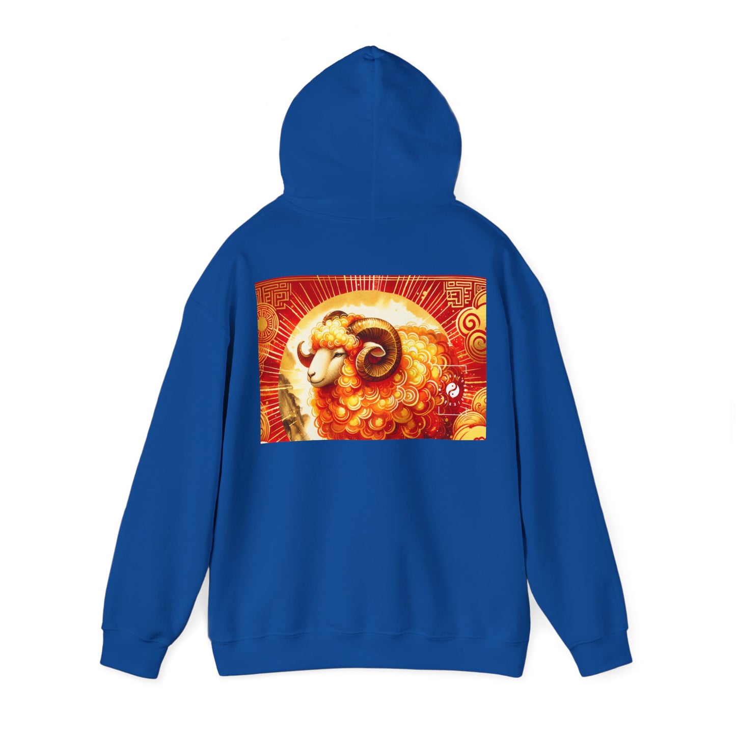 « L'or de bon augure de la brebis divine : une fête du Nouvel An lunaire » - Sweat à capuche 