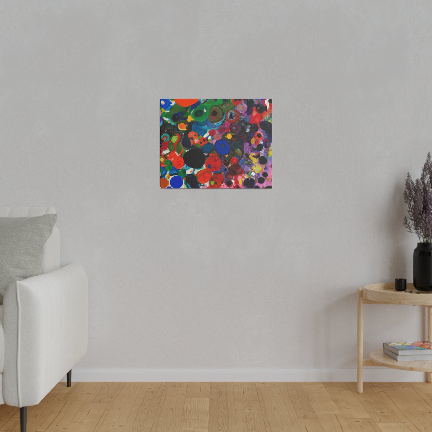 Ink drops meditation - Art Print Canvas