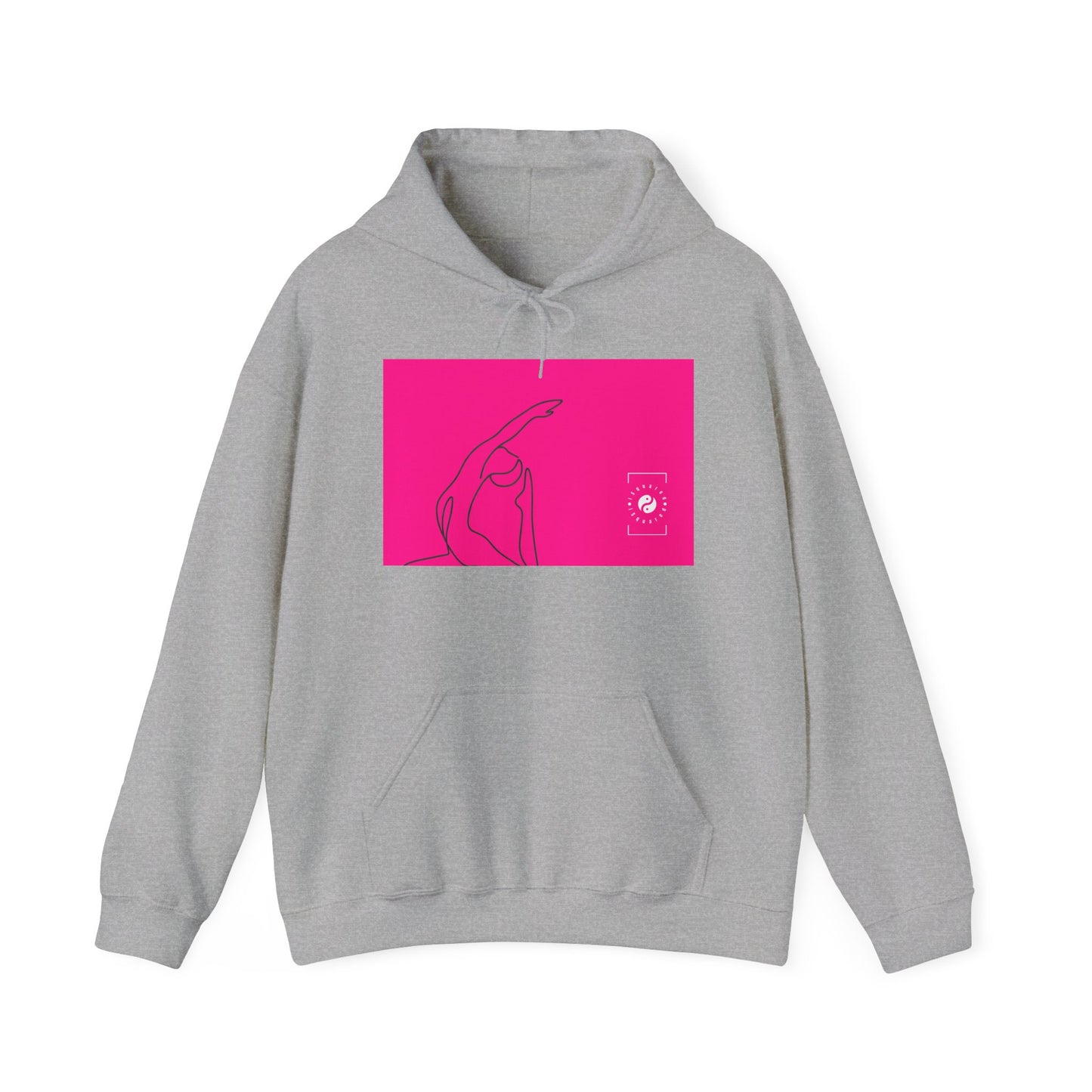 Line Art Pigeon Pose - Hoodie