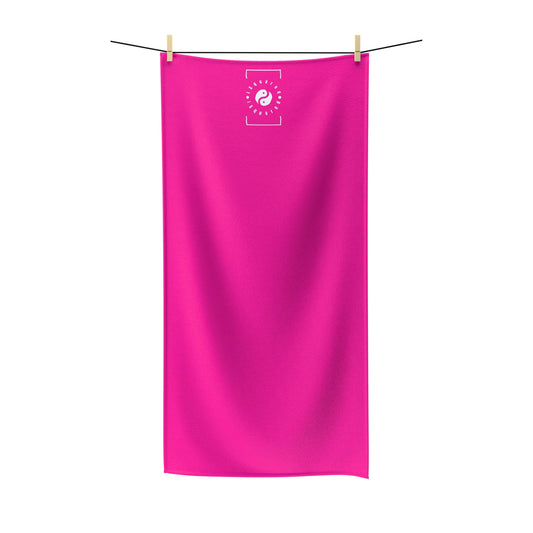 #FF0099 Sharp Pink - Serviette de yoga tout usage