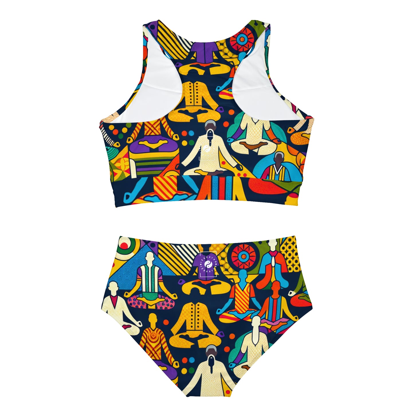 Vibrant Sadana: Prana in Nouveau Réalité - Hot Yoga Bikini Set