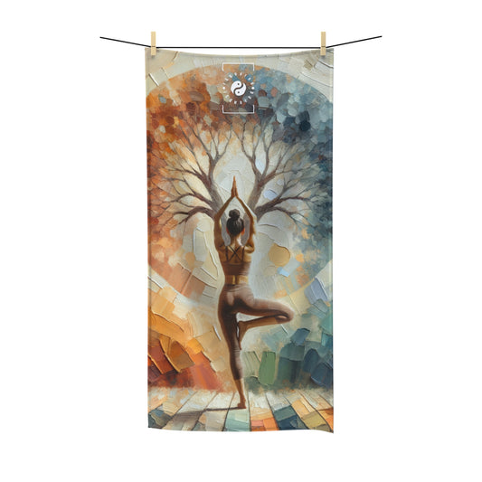 "Stability in Surrender: Vrikshasana in Harmony with Earth" - All Purpose Yoga Towel