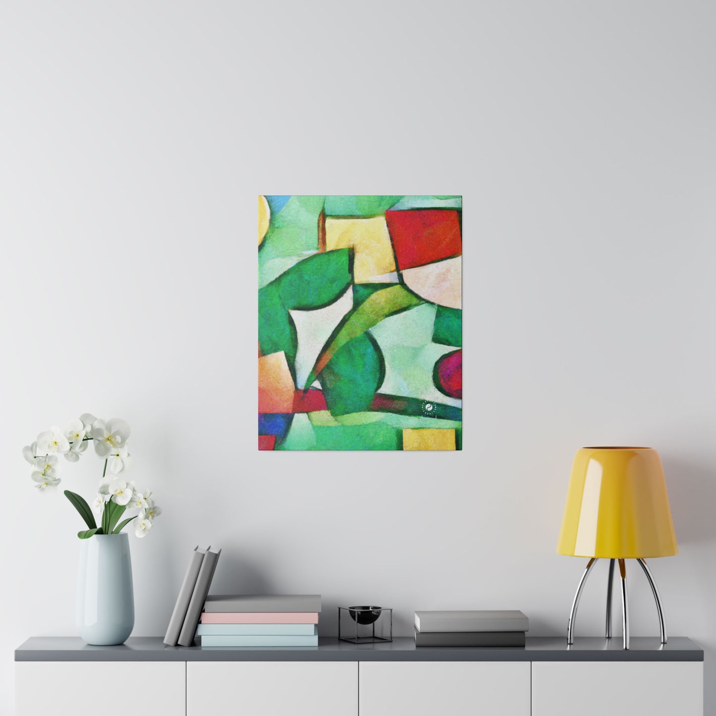 "Chromatic Arcadia" - Art Print Canvas