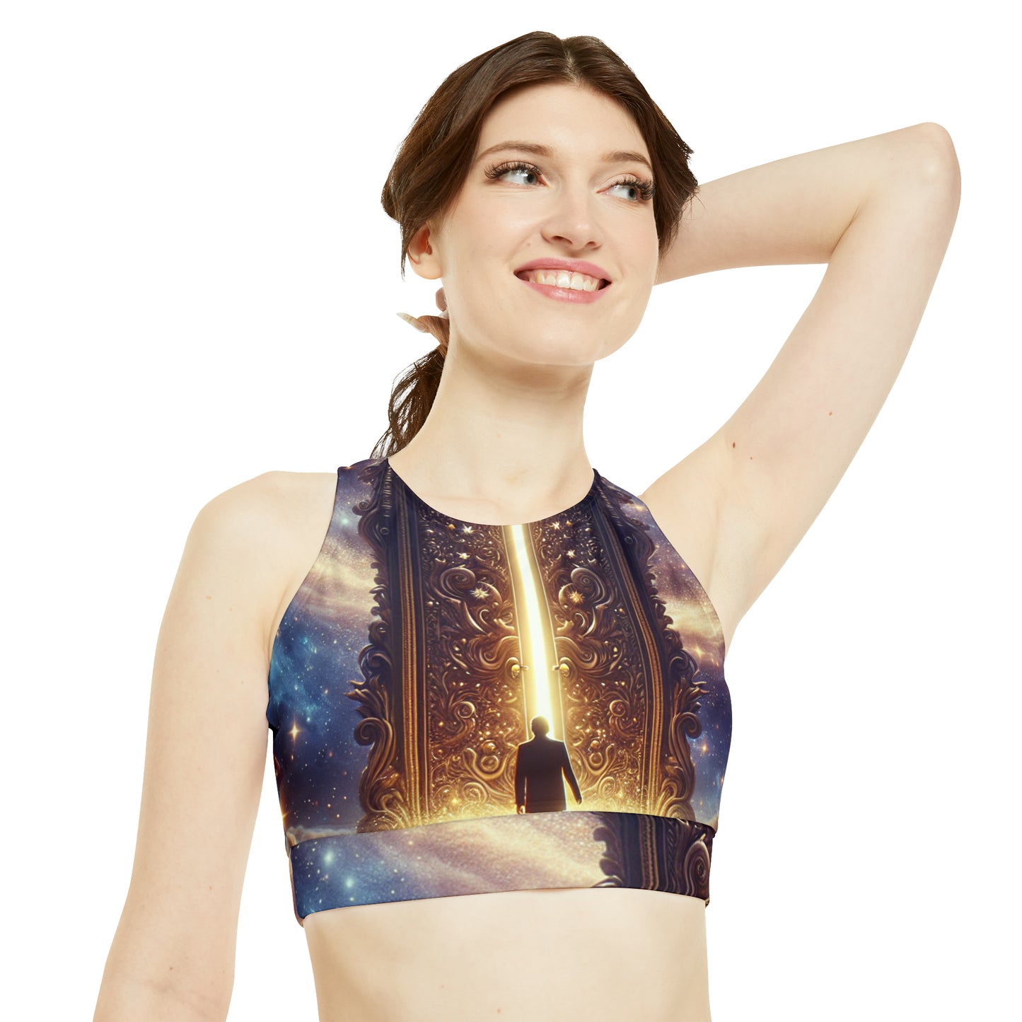 Leonardo Bellucci - High Neck Crop Top