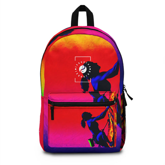 "Technicolour Ascent: The Digital Highline" - Backpack