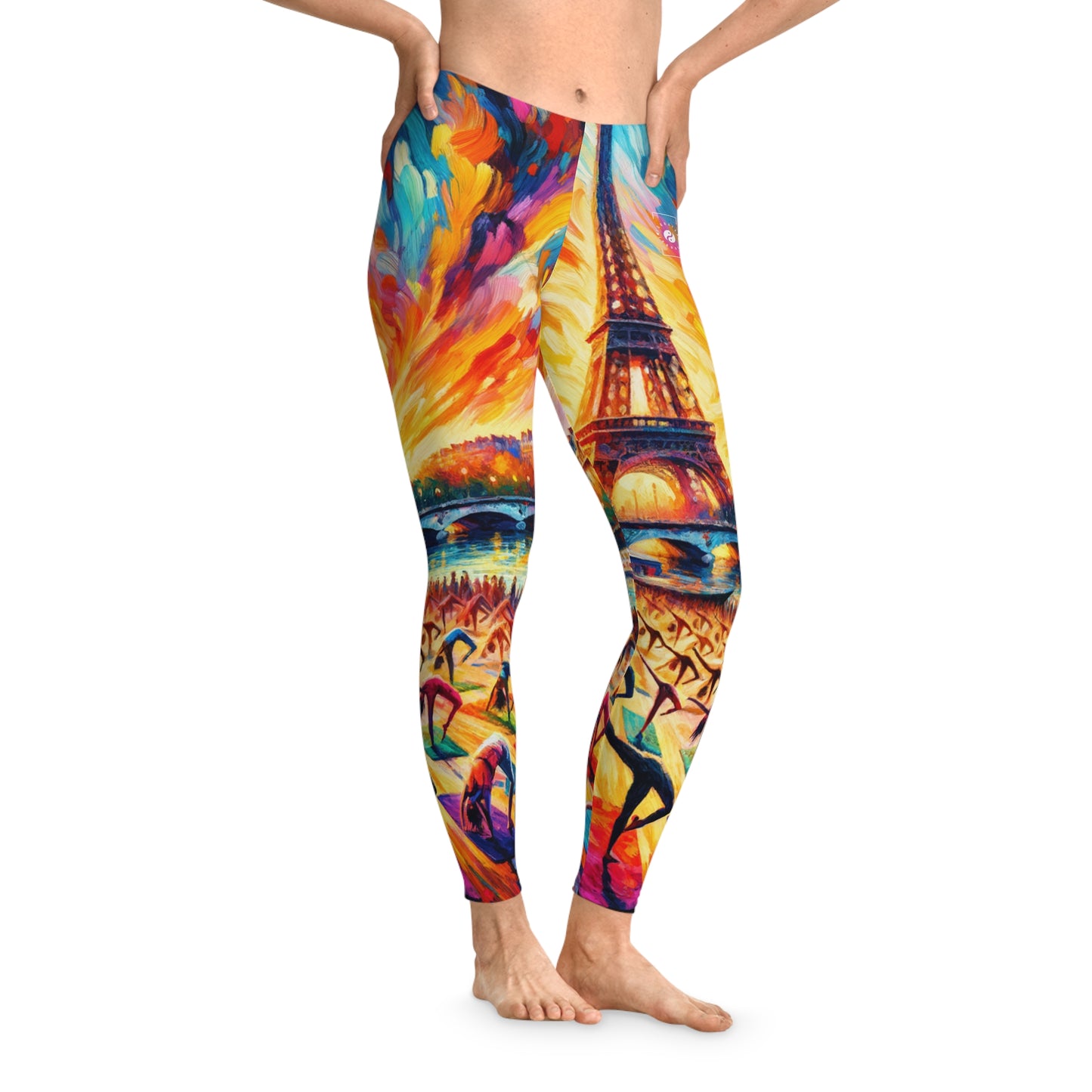 Parisian Yoga Chic - Unisex Tights