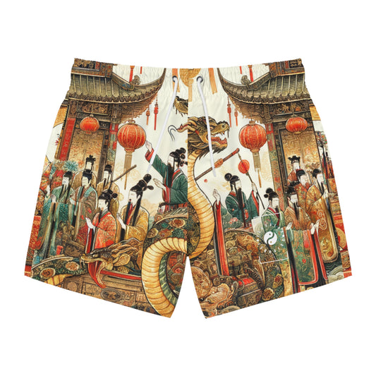 Serpent New Year - Swim Trunks for Men