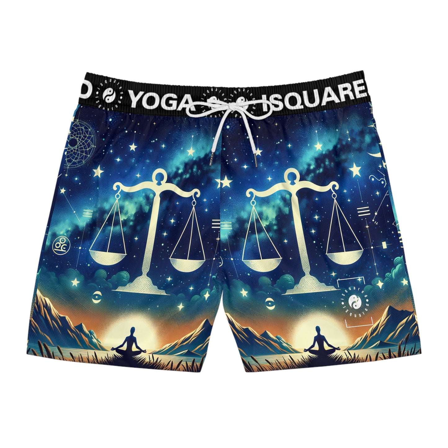 Celestial Libra - Swim Shorts (Mid-Length) for Men