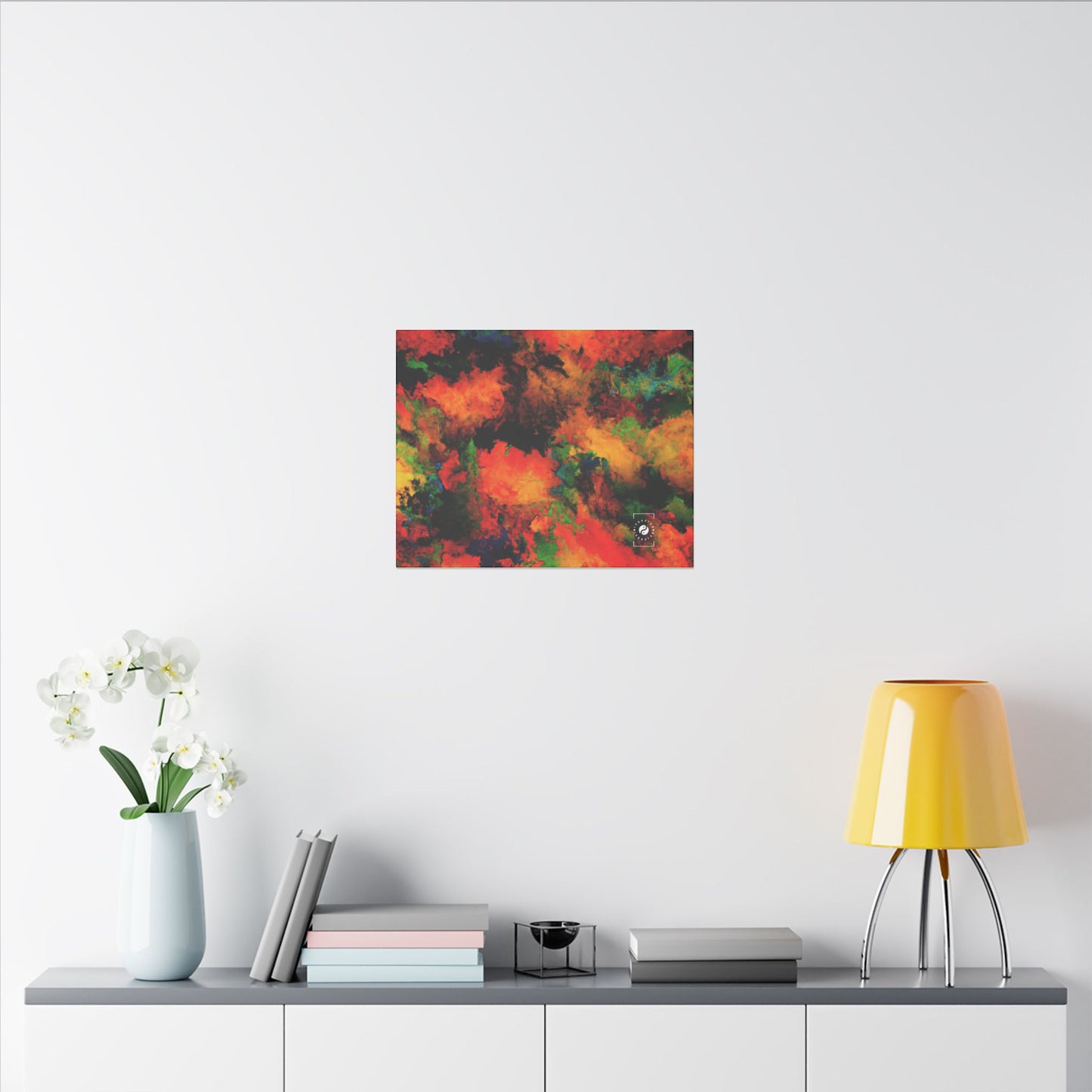 Luminous Whispers Symphony - Art Print Canvas