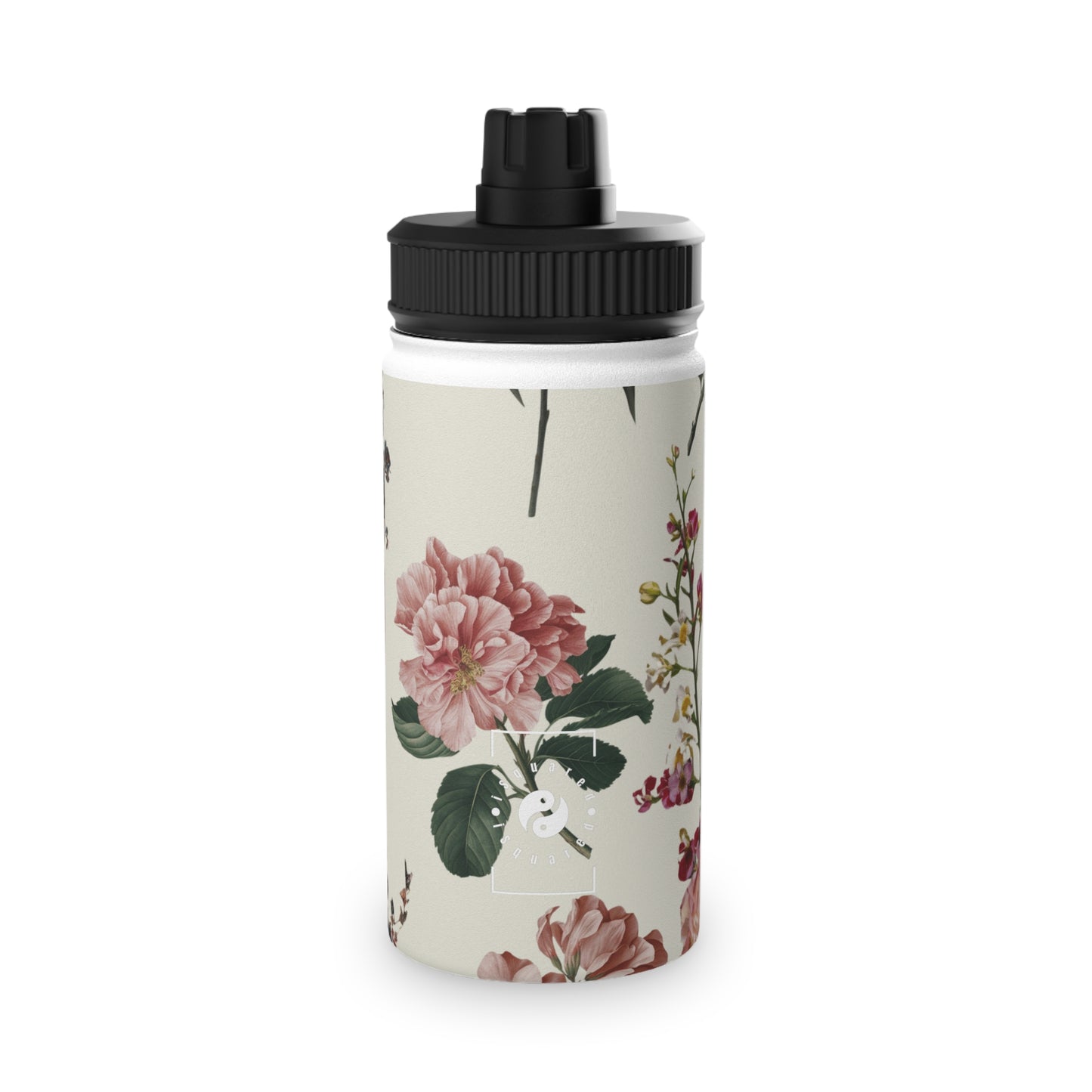 Botanicals on Beige - Sports Water Bottle