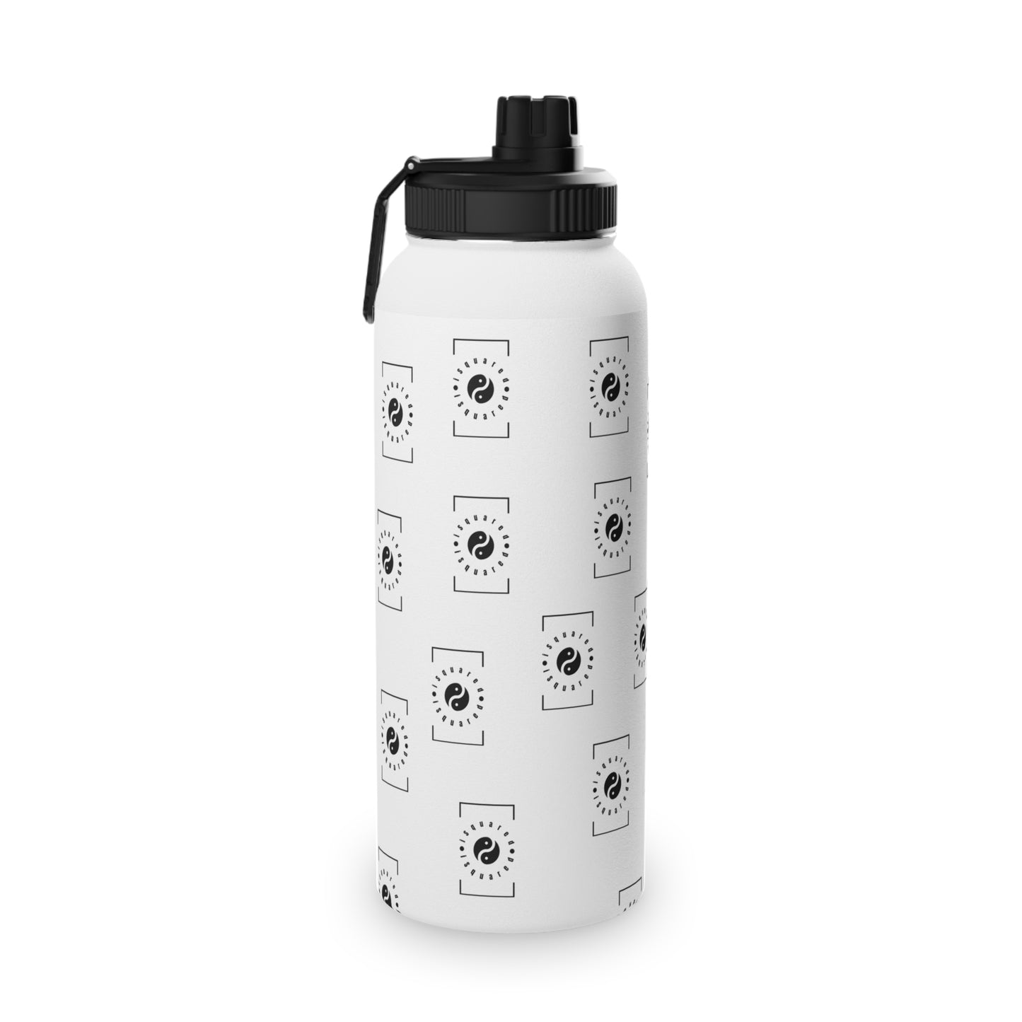 White iSquared Yoga - Sports Water Bottle