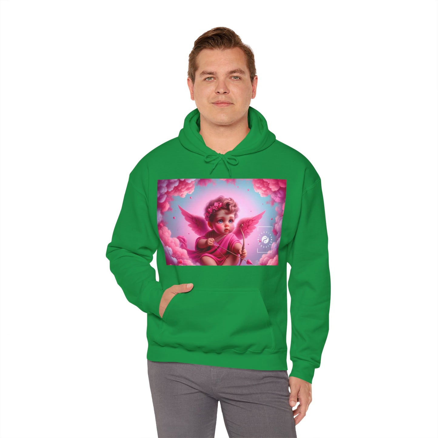 "Bold Blush: A Cupid's Love Affair" - Hoodie