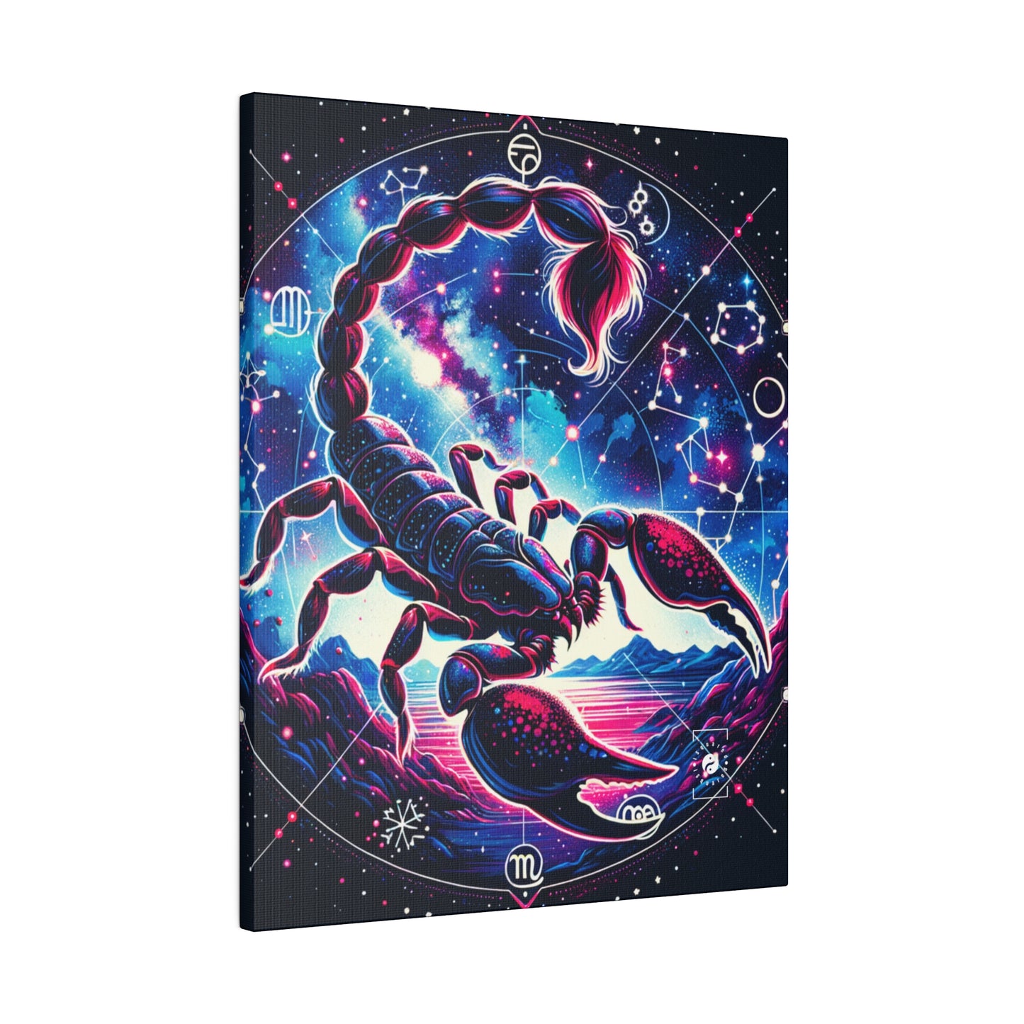 Crimson Scorpio - Art Print Canvas