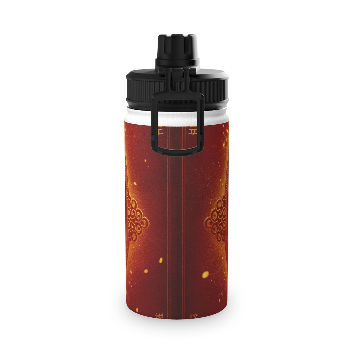 "Golden Emissary: A Lunar New Year's Tribute" - Sports Water Bottle