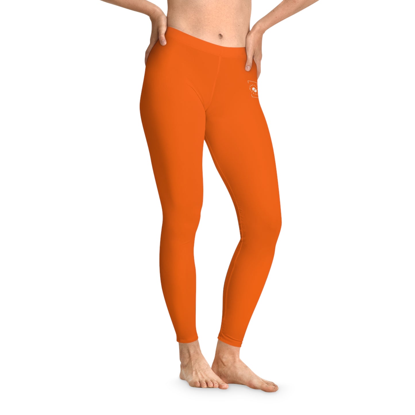 Neon Orange #FF6700 - Unisex Tights